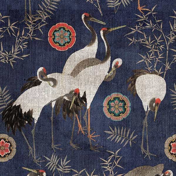 Tsuru-Tapete-Mind the Gap-Indigo-300 cm (standaard)-WP20392-Selected Wallpapers