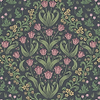 Tudor Garden-Tapete-Cole & Son-Plum & Olive Green-Rolle-118/2003-Selected Wallpapers