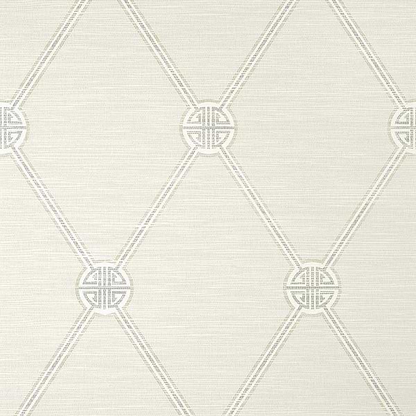 Turnberry Trellis-Wallpaper-Thibaut-Neutral-Roll-T13349-Selected Wallpapers