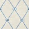 Turnberry Trellis-Wallpaper-Thibaut-Beige and Blue-Roll-T13351-Selected Wallpapers