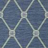 Turnberry Trellis-Wallpaper-Thibaut-Navy-Roll-T13354-Selected Wallpapers