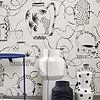 Vases Masques-Tapete-Pierre Frey-Selected Wallpapers