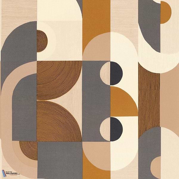 Vassily-Wallpaper-Casamance-Ardoise/Ambre-Roll-75990202-Selected Wallpapers