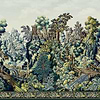 Verdure Tapestry-Tapete-Cole & Son-Spring Green, Soft Olive & Rouge-Paneel-118/17038-Selected Wallpapers