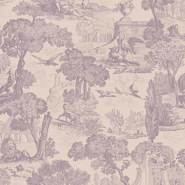 Versailles-Wallpaper-Cole & Son-Lilac Grey-Roll-99/15062-Selected Wallpapers