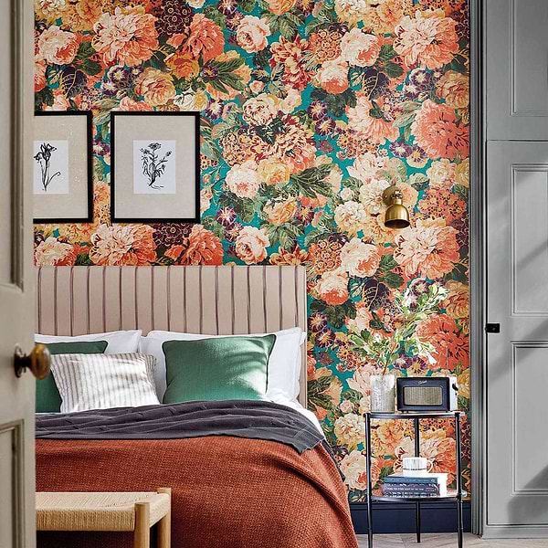 Very Rose and Peony-wallpaper-Sanderson-Selected Wallpapers