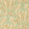 Voyaging Koi-Tapete-Sanderson-Oriental Green-Rolle-217114-Selected Wallpapers