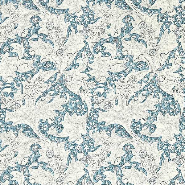Wallflower-wallpaper-Morris & Co-Woad Blue-Roll-217187-Selected Wallpapers