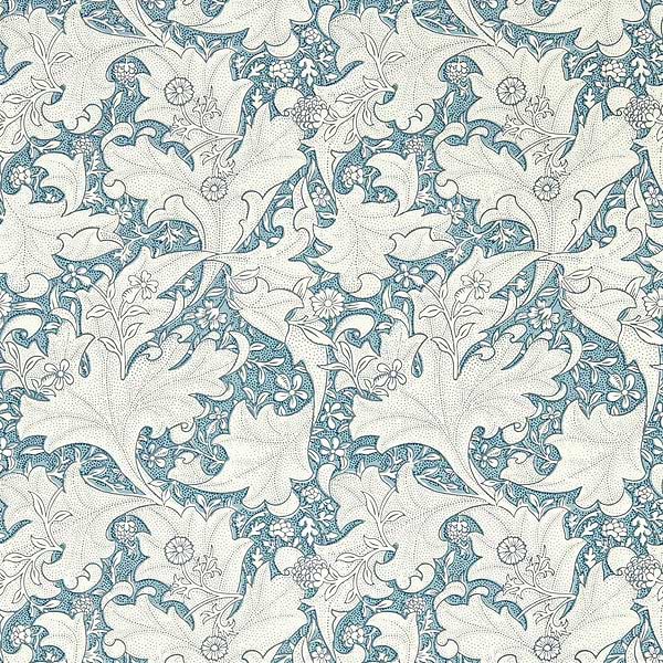 Wallflower-wallpaper-Morris & Co-Woad Blue-Roll-217187-Selected Wallpapers