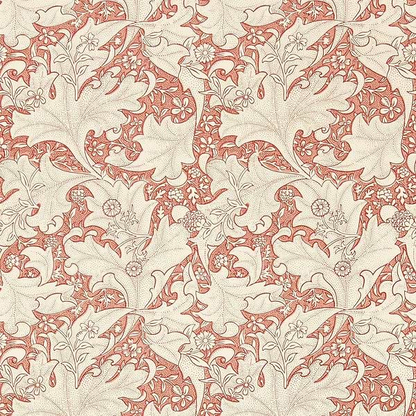 Wallflower-wallpaper-Morris & Co-Chrysanthemum Pink-Roll-217188-Selected Wallpapers