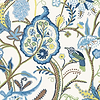Windsor-Wallpaper-Thibaut-Blue and Yellow-Roll-T14300-Selected Wallpapers