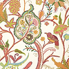 Windsor-Tapete-Thibaut-Cream and Red-Rolle-T14305-Selected Wallpapers