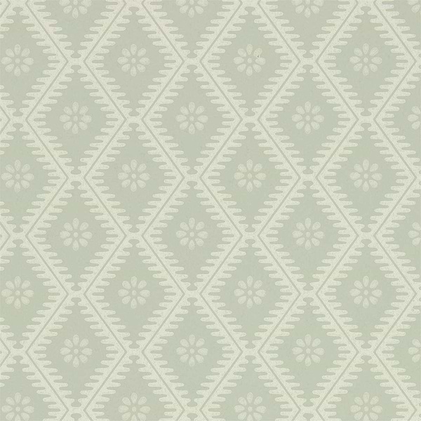 Witney Daisy-wallpaper-Sanderson-Lagoon-Roll-216873-Selected Wallpapers