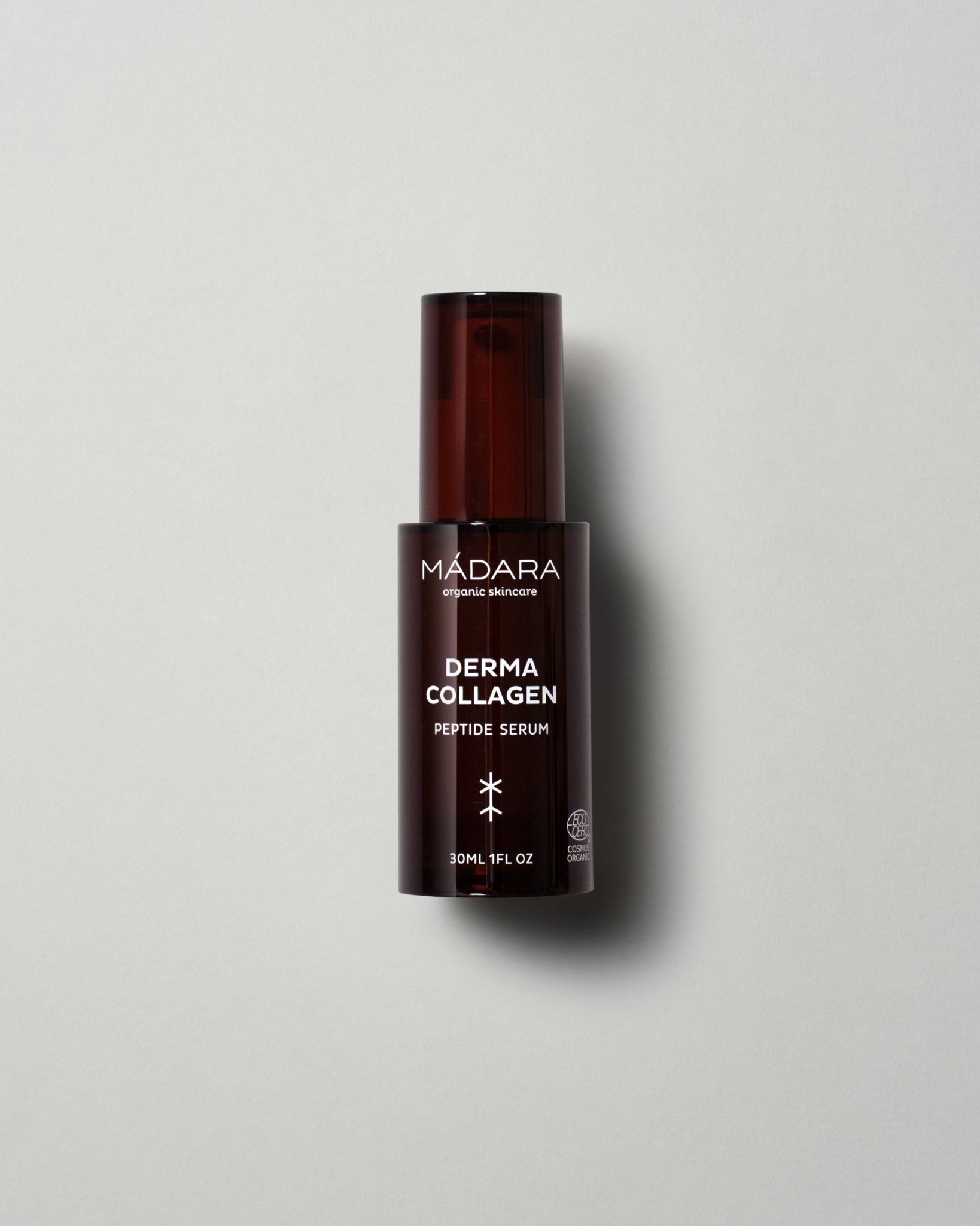 MÁDARA Organic Skincare derma collagen peptides serum A3061 serum product photo on plain background.