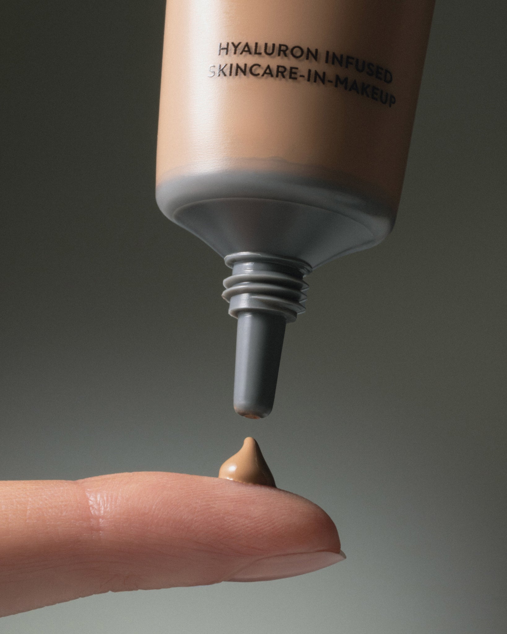 MÁDARA Organic Skincare semi matte peptide foundation A6092 foundation product photo on plain background.