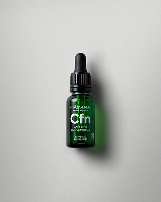 MÁDARA Organic Skincare caffeine concentrate A3255 product photo on plain background.