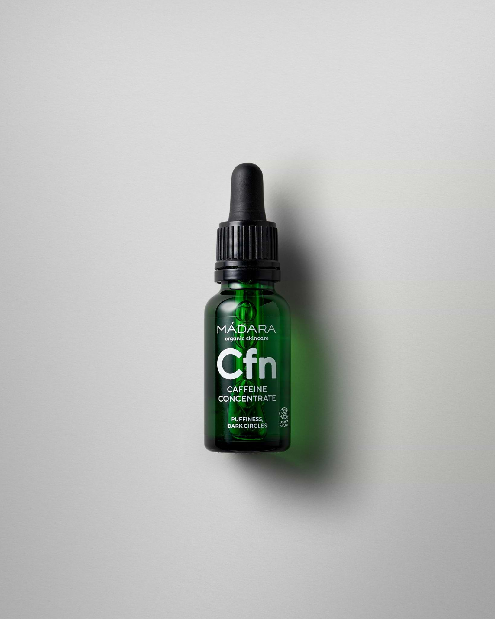 MÁDARA Organic Skincare caffeine concentrate A3255 product photo on plain background.