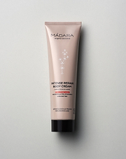 MÁDARA Organic Skincare intense repair body cream A1115 face cream product photo on plain background.