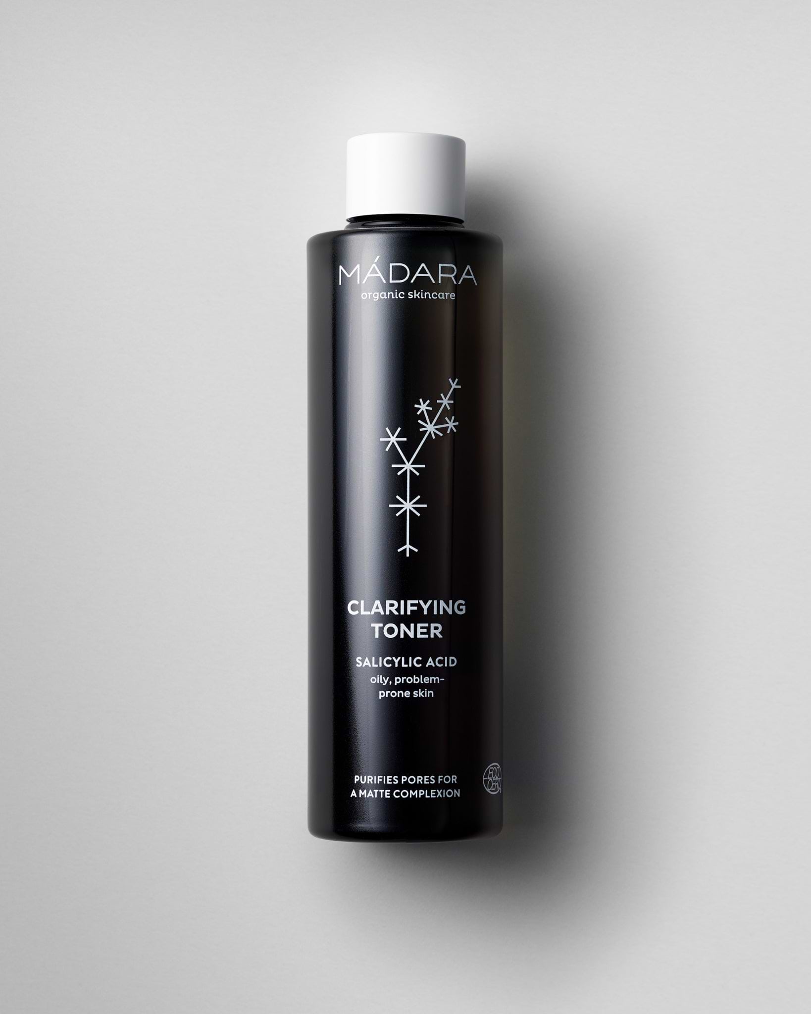 MÁDARA Organic Skincare clarifying toner A2051 toner product photo on plain background.