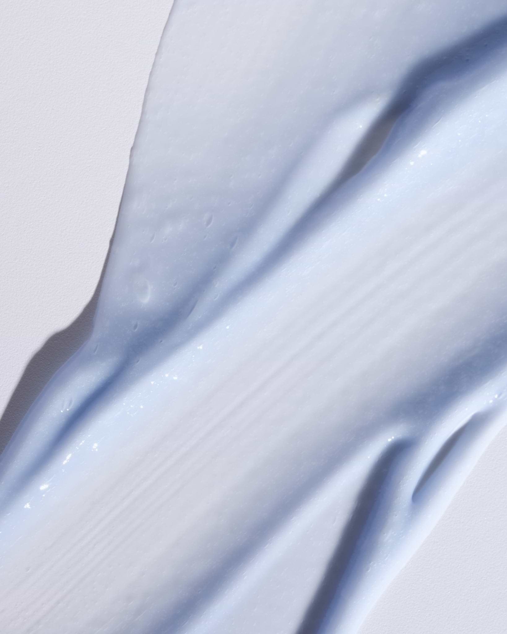 Texture close-up of MÁDARA Organic Skincare plant retinol alternative serum SM3185 15 serum �swatch demonstrates consistency and finish.