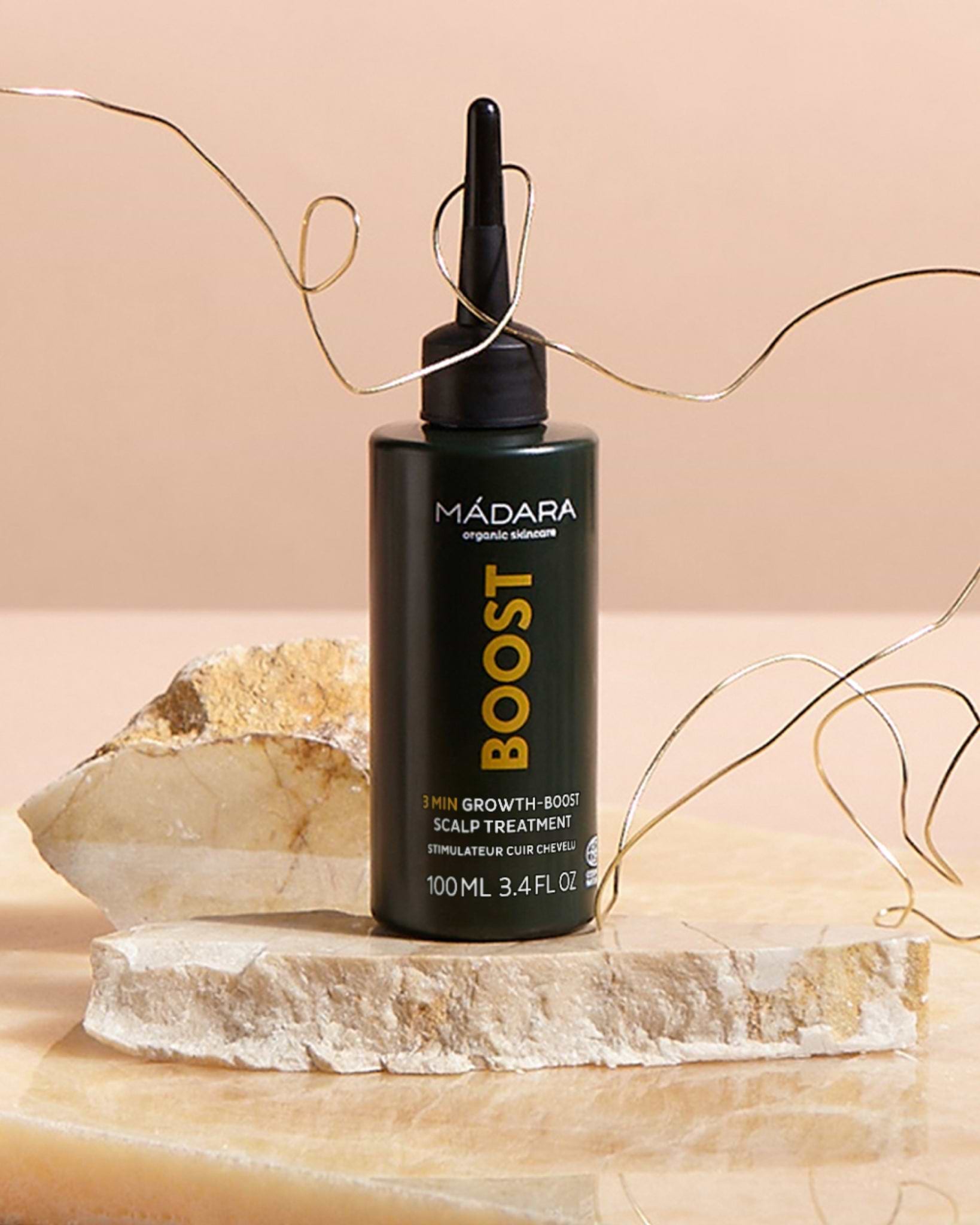 MÁDARA Organic Skincare fungi based hair treament A4070 product photo on plain background.