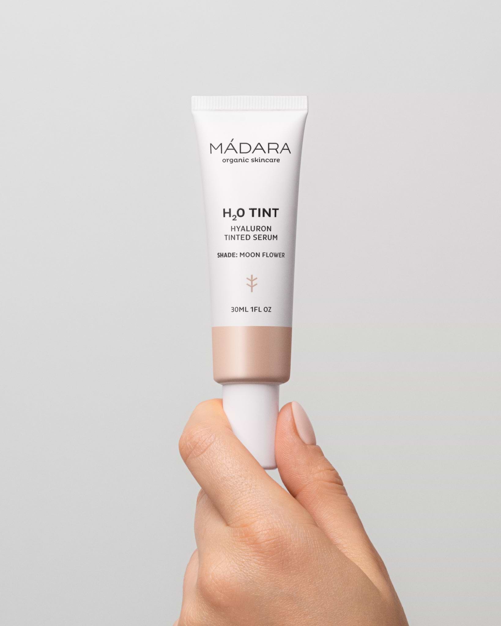 MÁDARA Organic Skincare h2o tint moon flower A3512 product photo on plain background.
