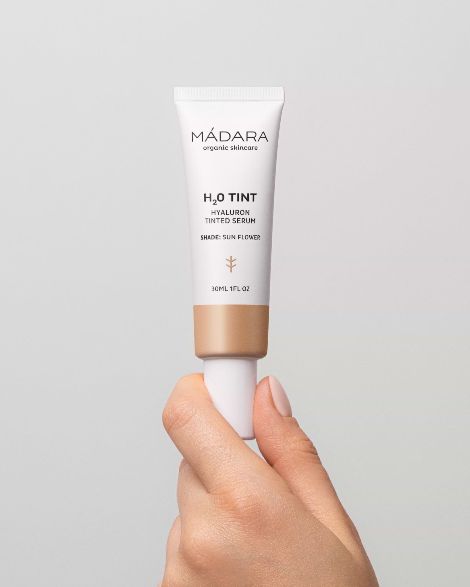 MÁDARA Organic Skincare h2o tint sun flower A3513 product photo on plain background.