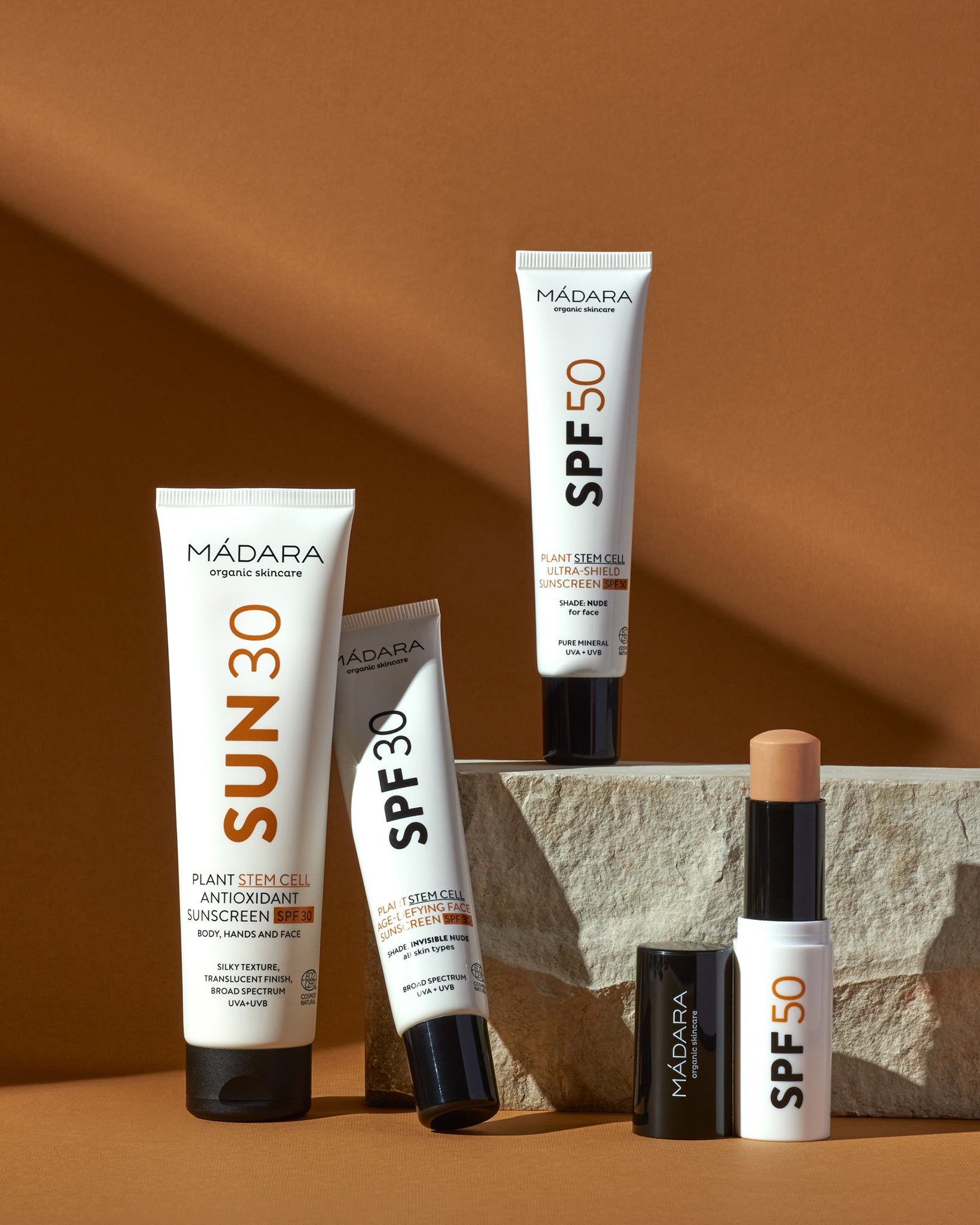 MADARA SPF product selection