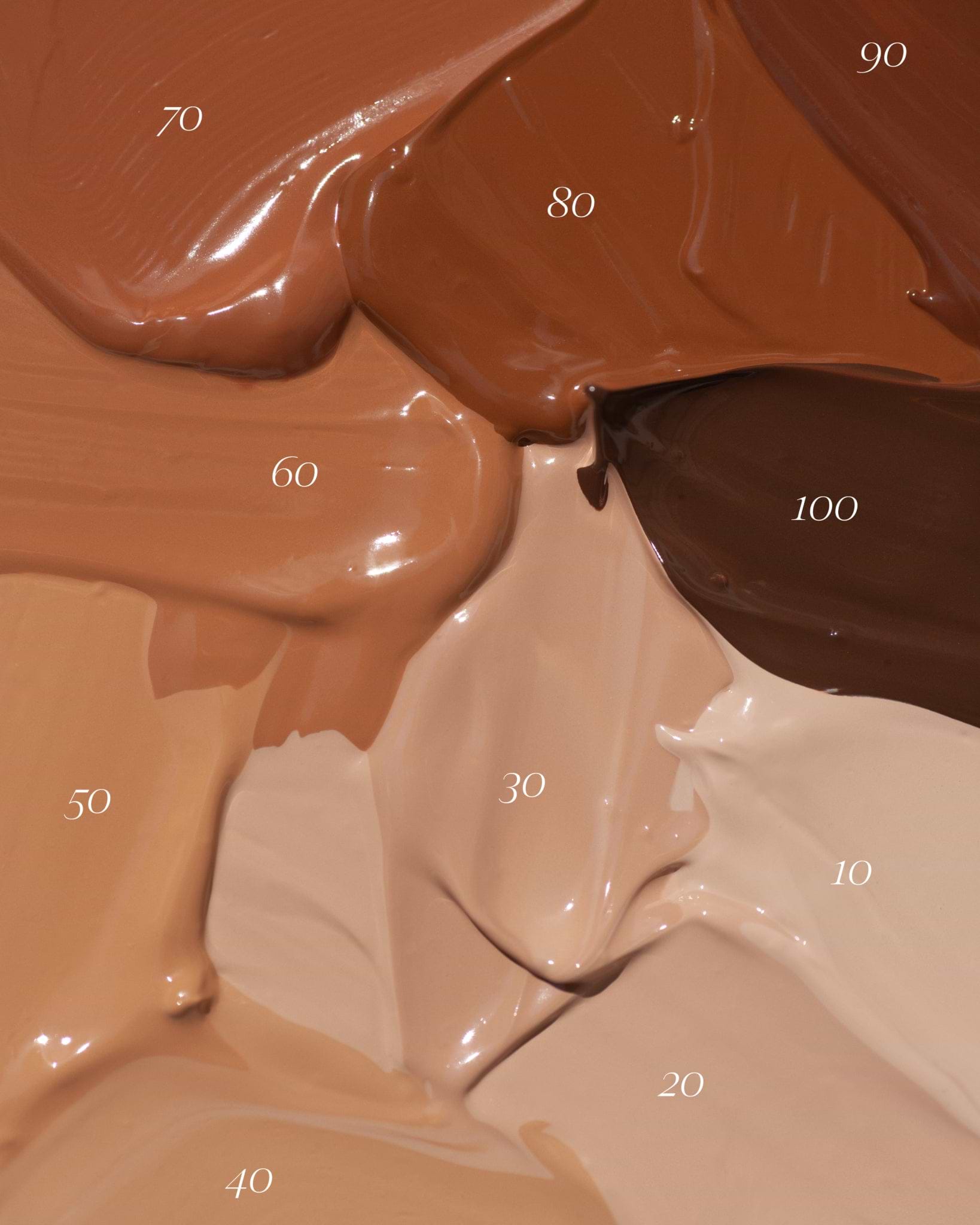 MÁDARA Organic Skincare soft glow foundation shades A6065 foundation product photo on plain background.