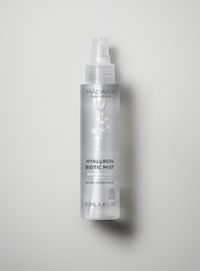 MÁDARA Hyaluron Biotic Mist with Lactobacillus Lysate in 100ml spray bottle for hydrating and refreshing organic skincare