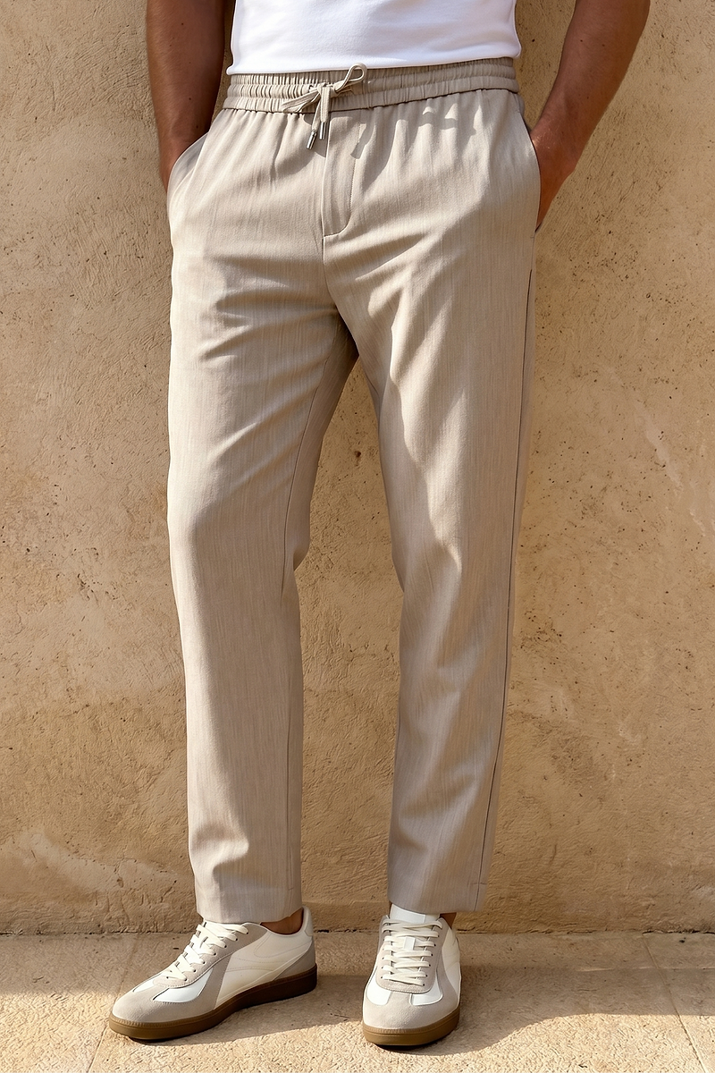 Emilio Everyday Tapered Broek - Zwart