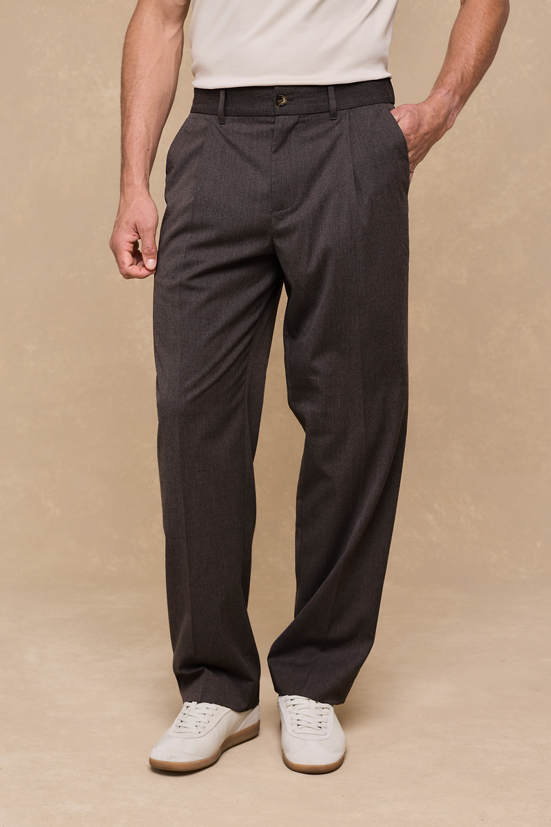 Romeo Tailored Trouser - Brown