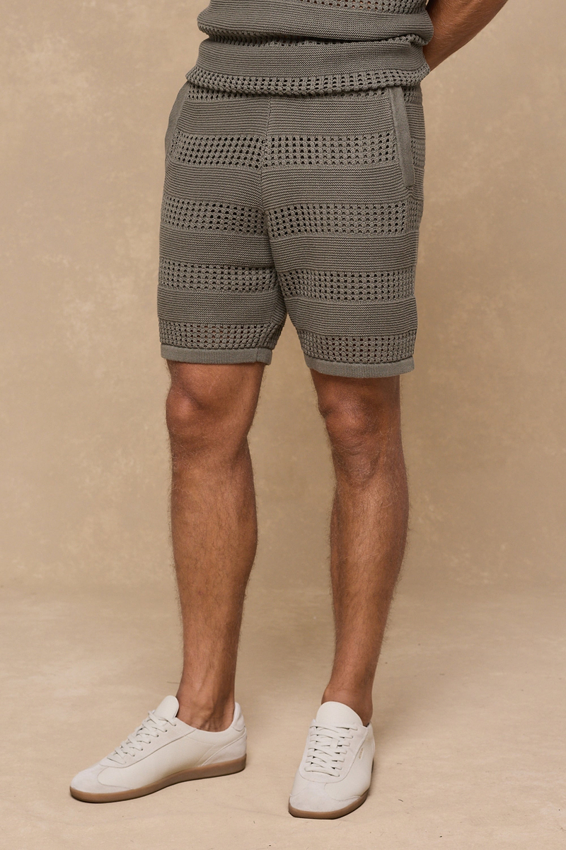 Frattina Crochet Short - Sage
