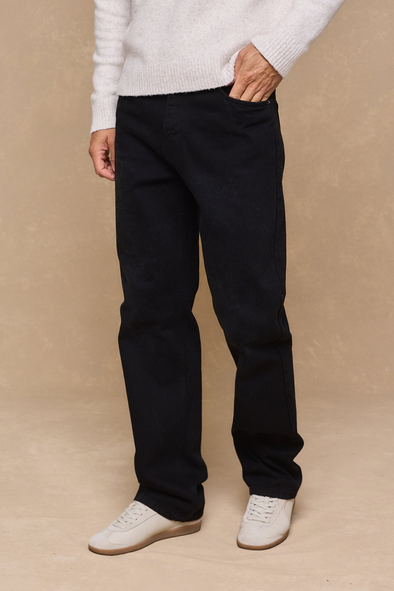 Mason Relaxed Fit Jeans - Black Wash