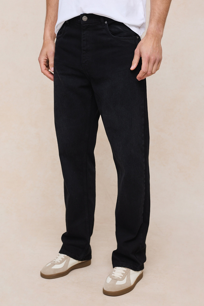 Mason Relaxed Fit Jeans - Black Wash