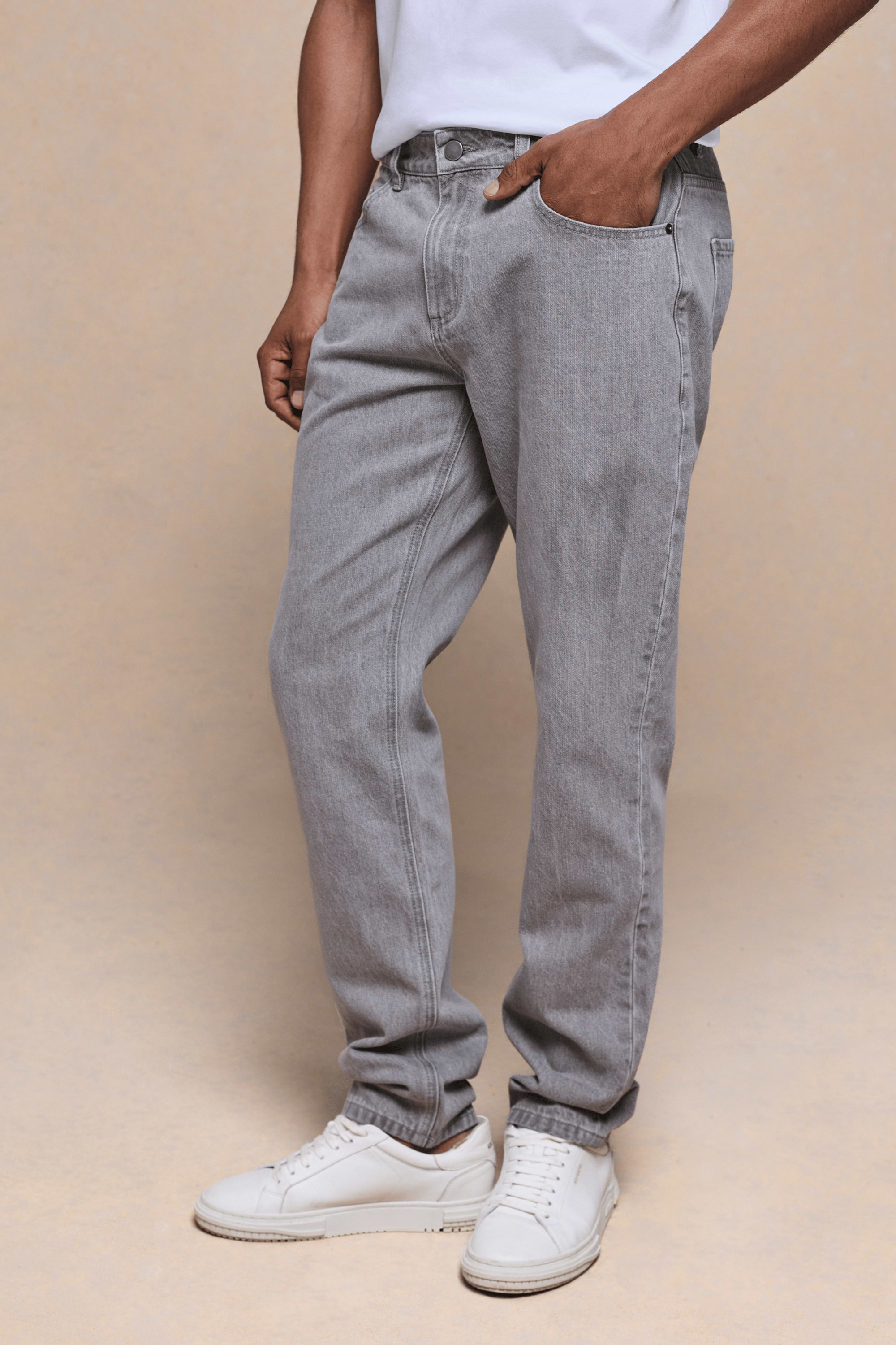 Marco Washed Jean - Stone Grey