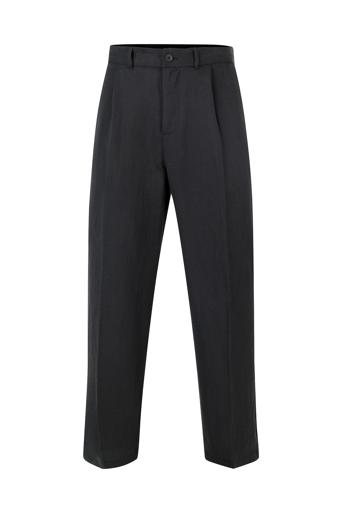 Helio Pleated Relaxed Trouser - Black