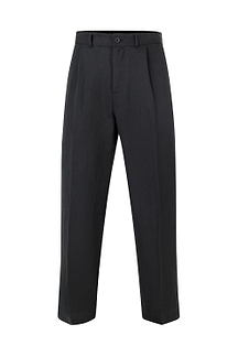 Helio Pleated Relaxed Trouser - Black