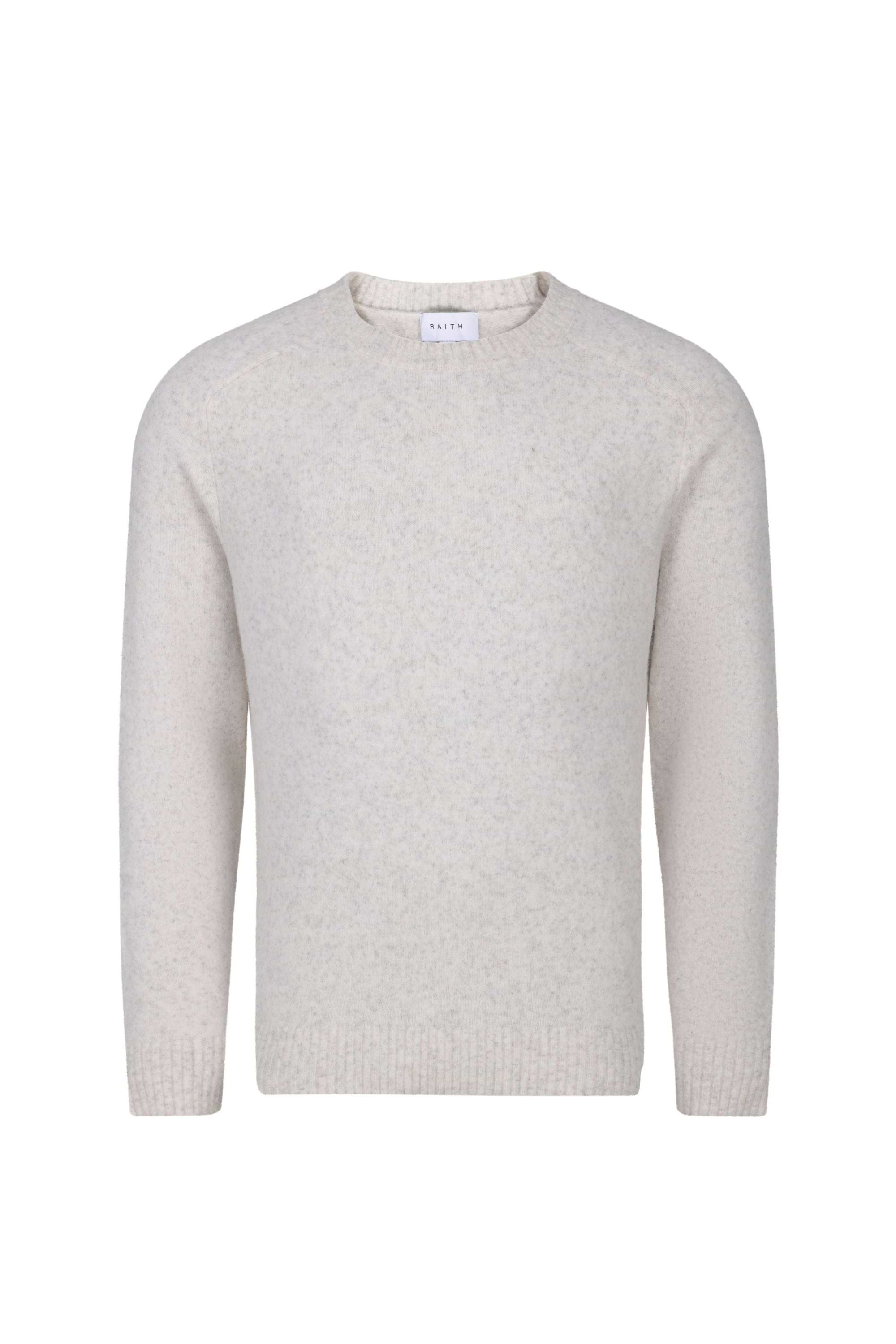 Mikkel Speckled Crew Neck Jumper - Oatmeal