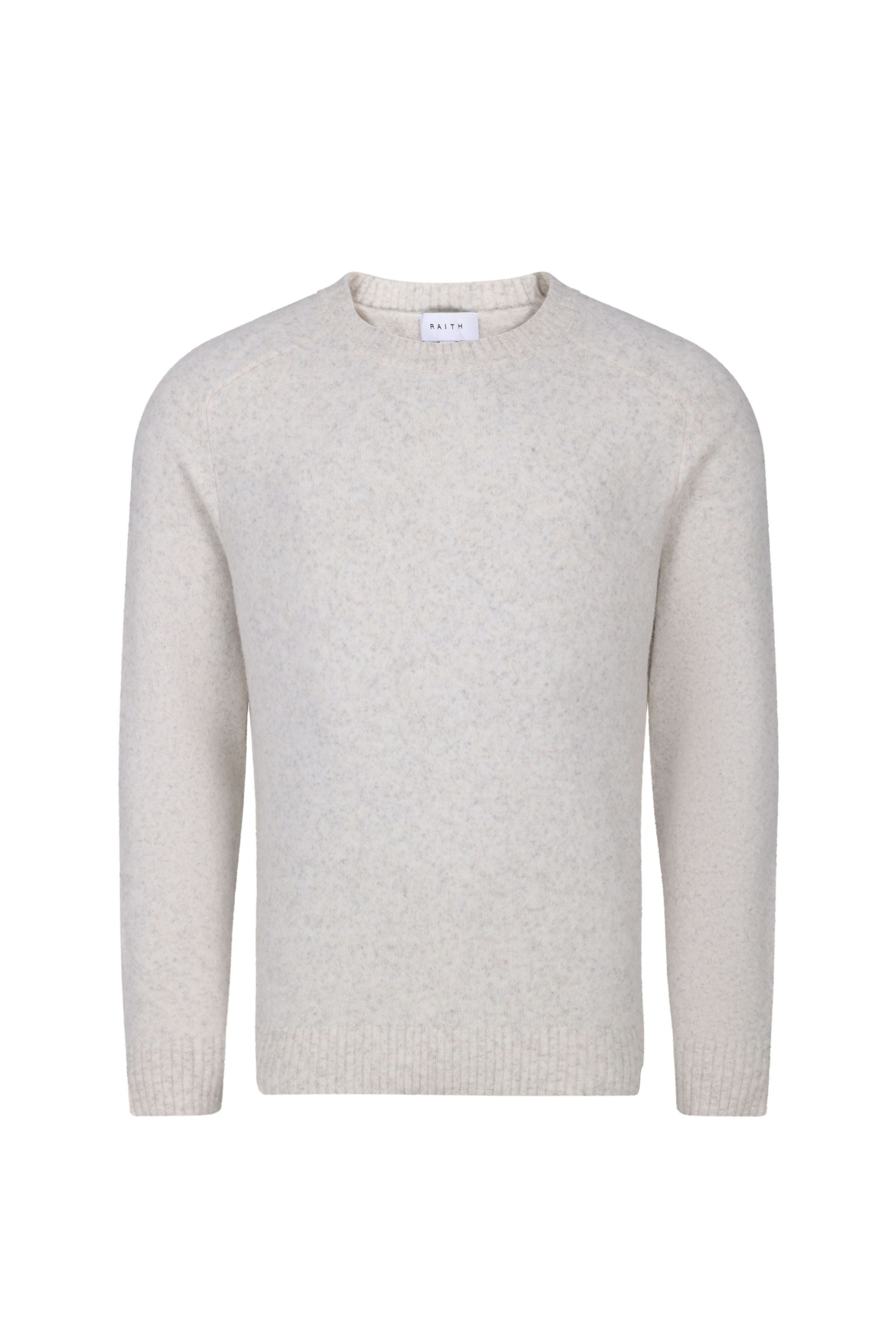 Mikkel Speckled Crew Neck Jumper - Oatmeal