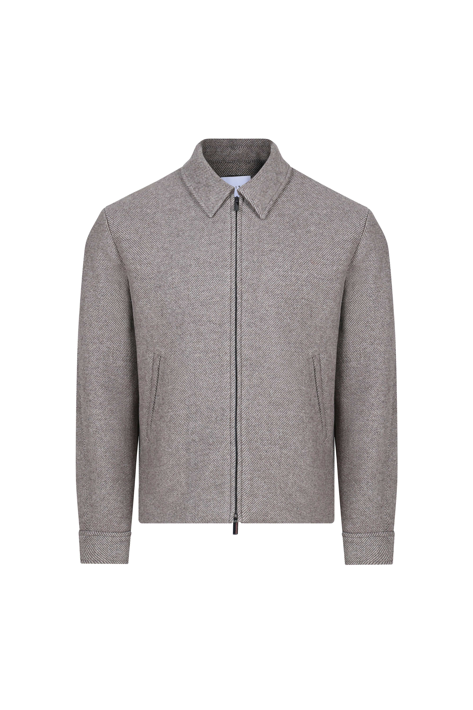 Alessio Blouson Jacket - Brown