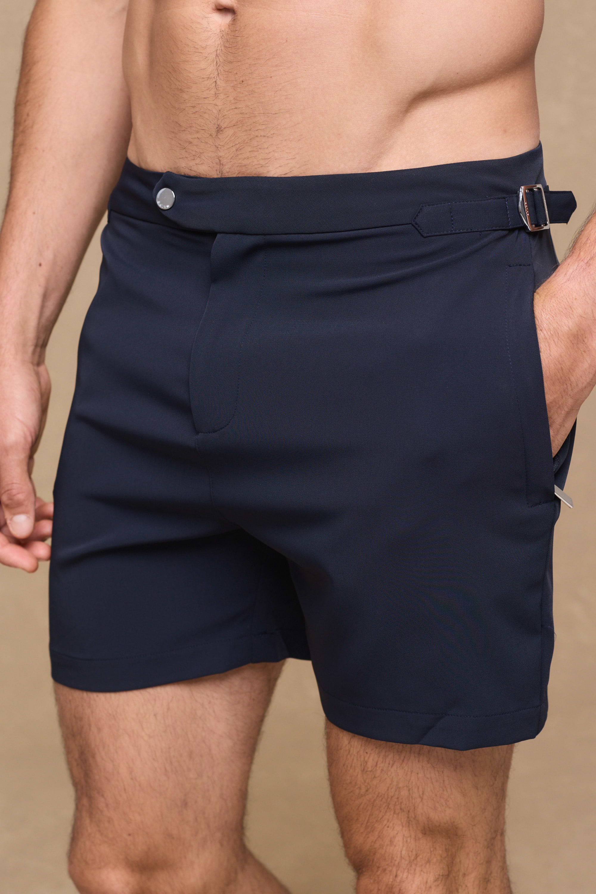 Barco Buckle Swim Short - Navy