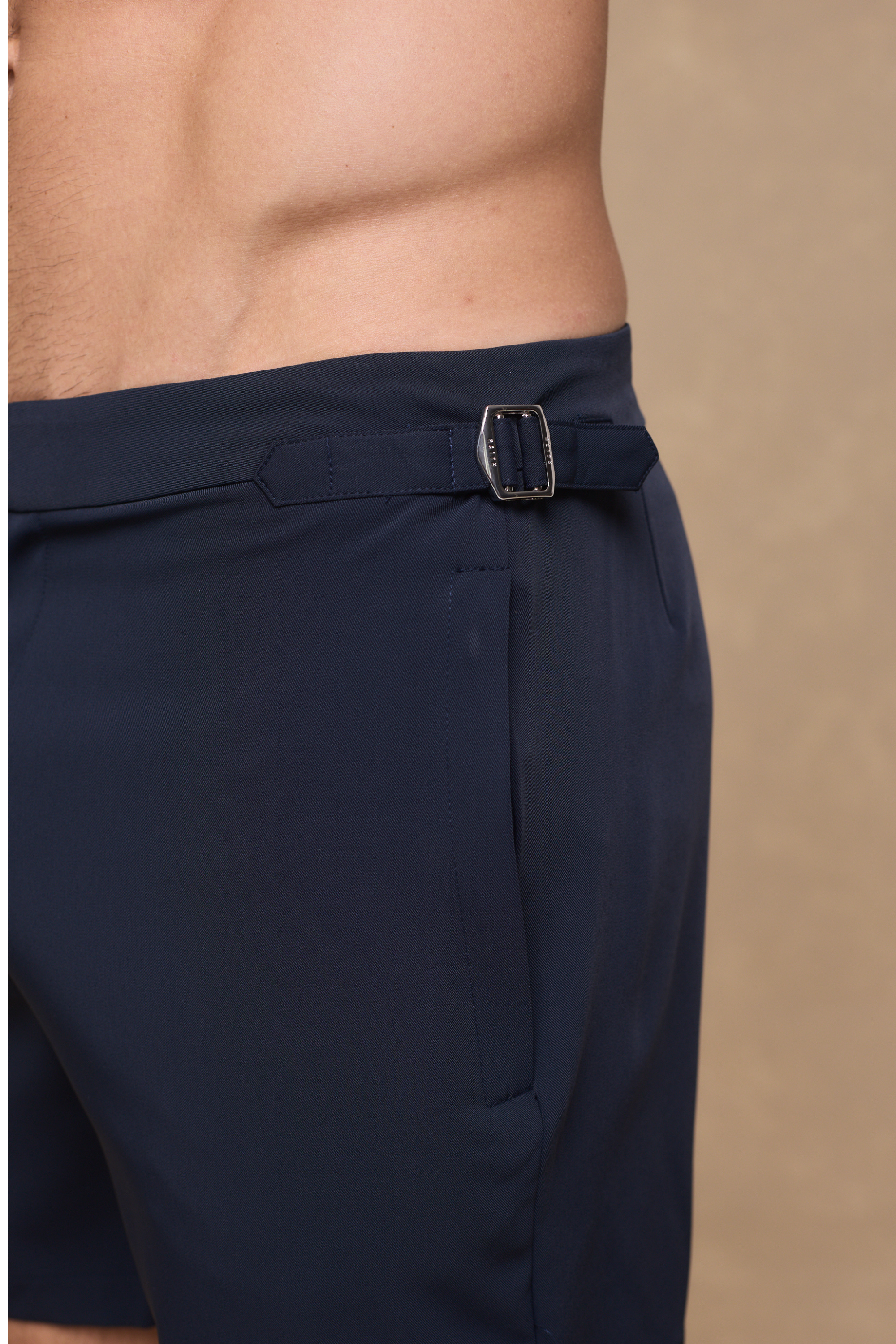 Barco Buckle Swim Short - Navy