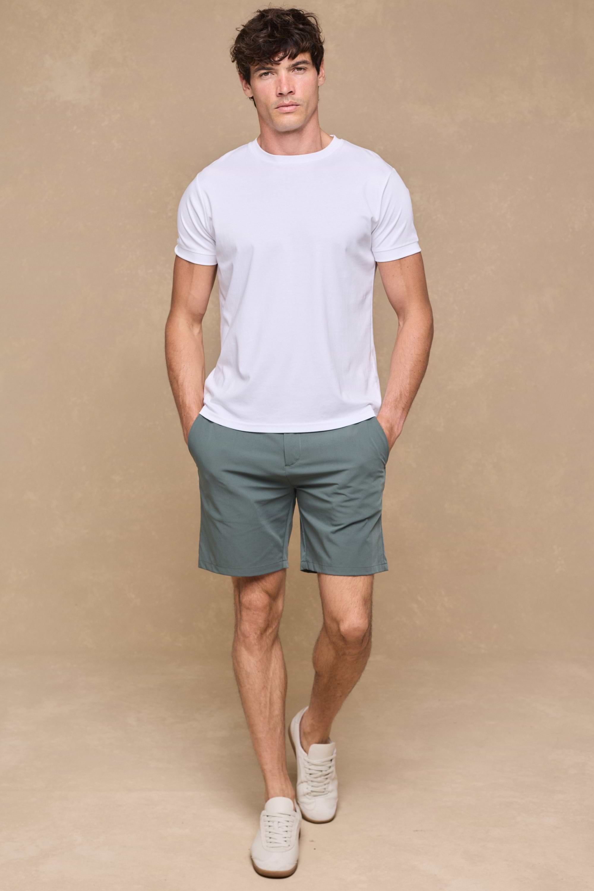 Luiz Hybrid Short - Sage