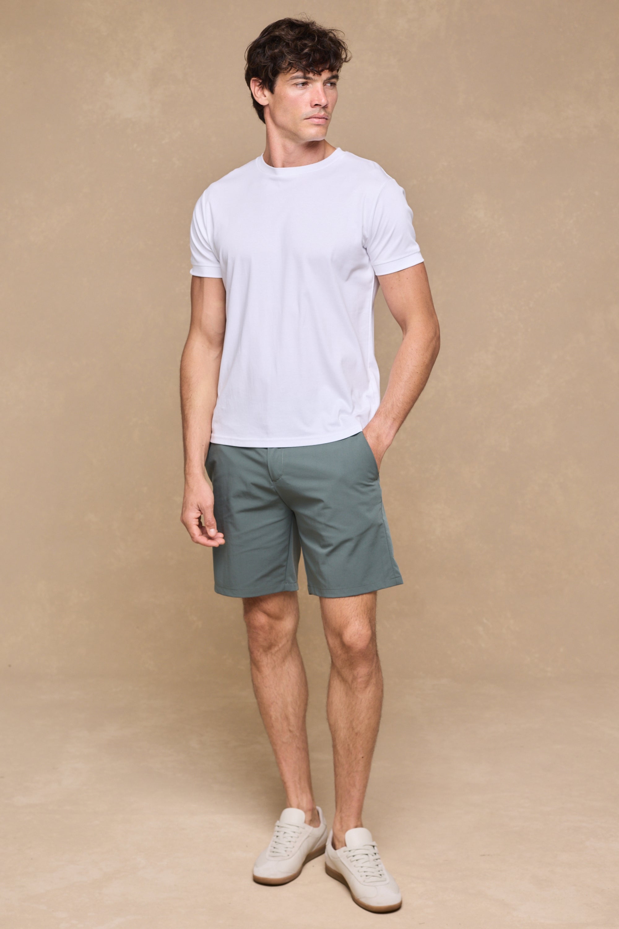 Luiz Hybrid Short - Sage