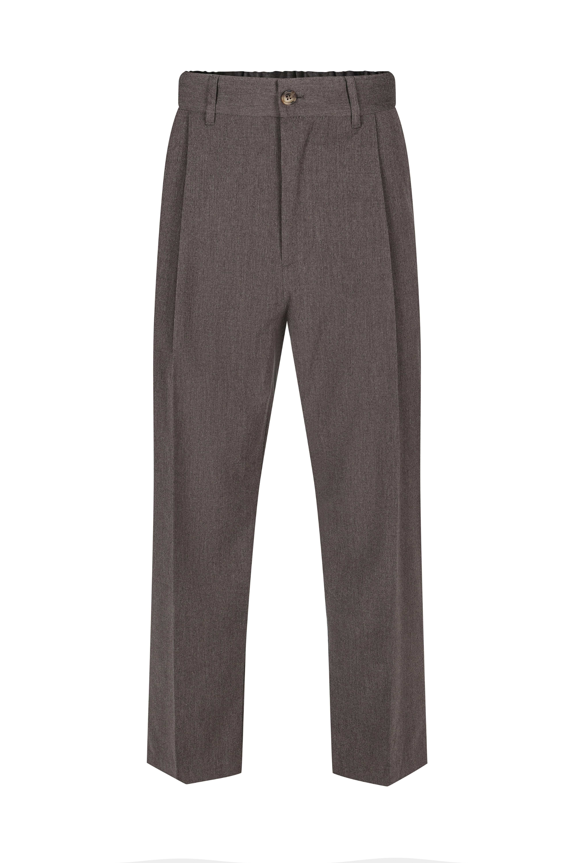 Romeo Tailored Trouser - Taupe Marl