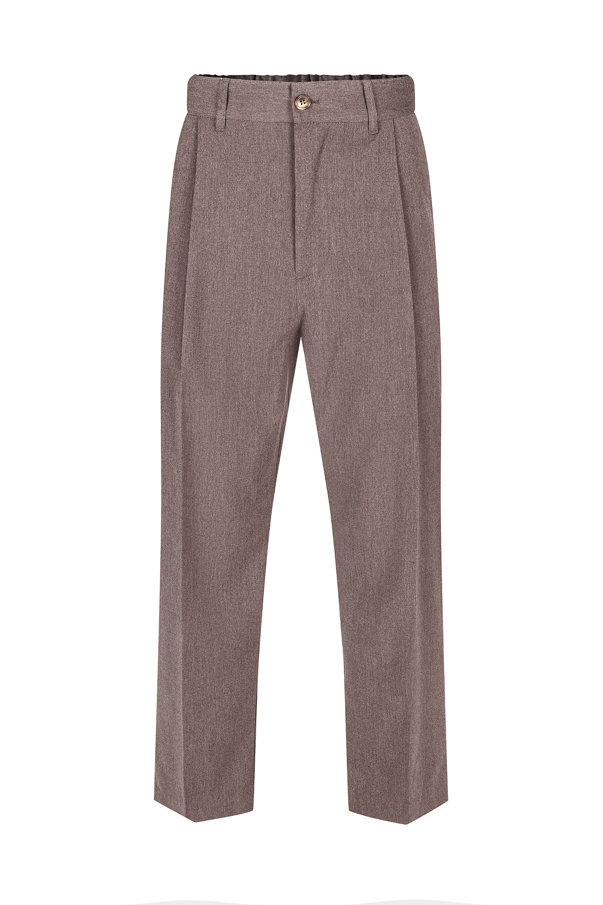Romeo Tailored Trouser - Taupe Marl