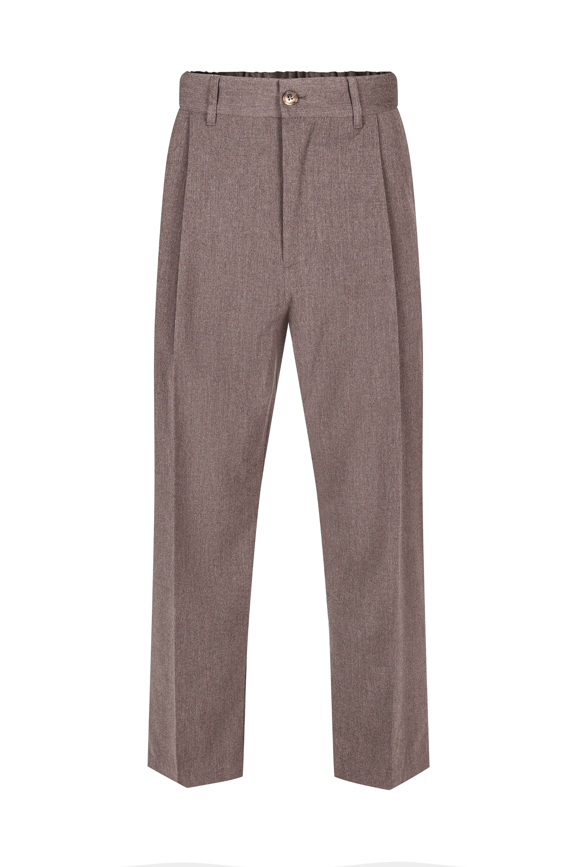 Romeo Tailored Trouser - Taupe Marl