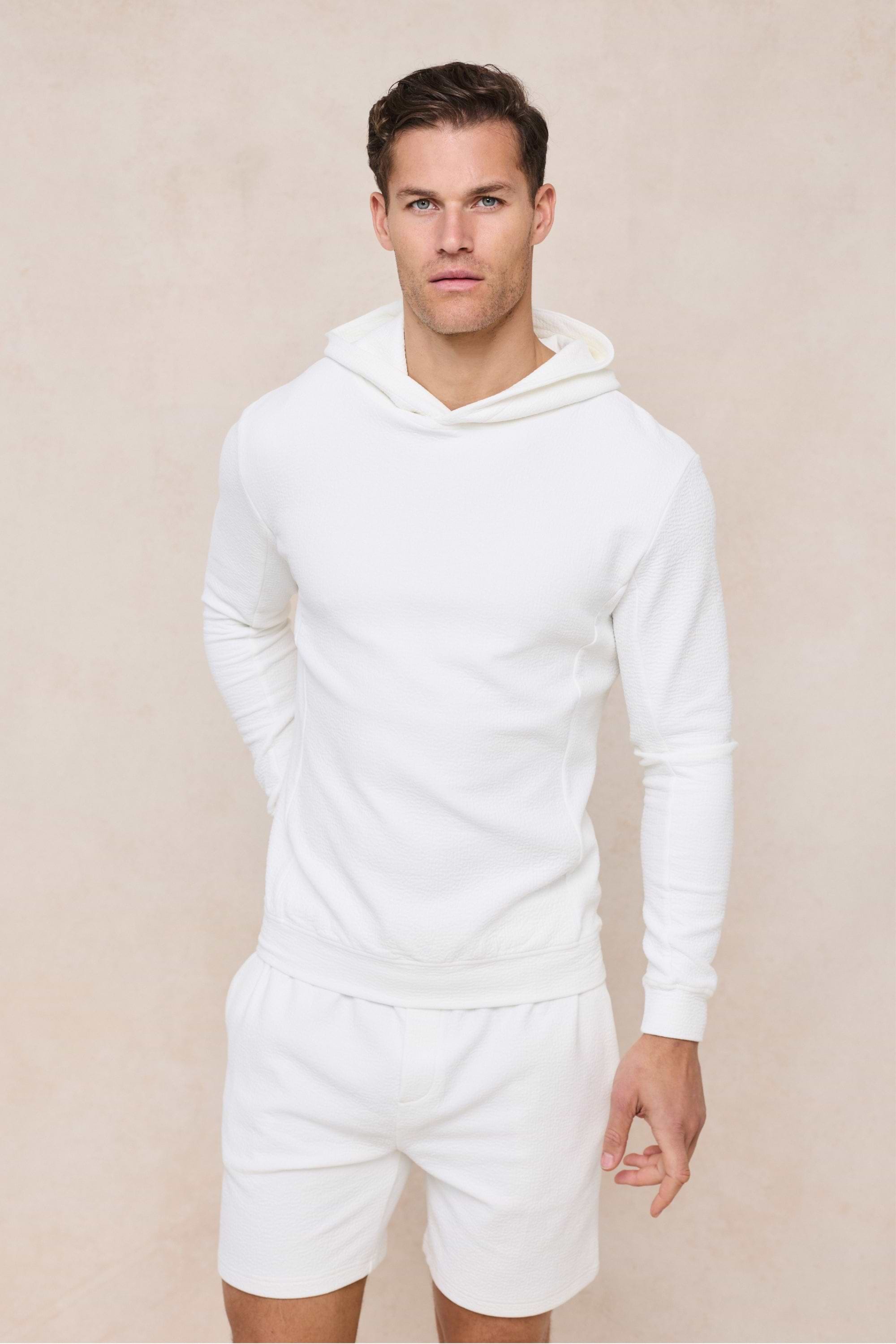 Zarco Crinkled Jersey Short - Ivory