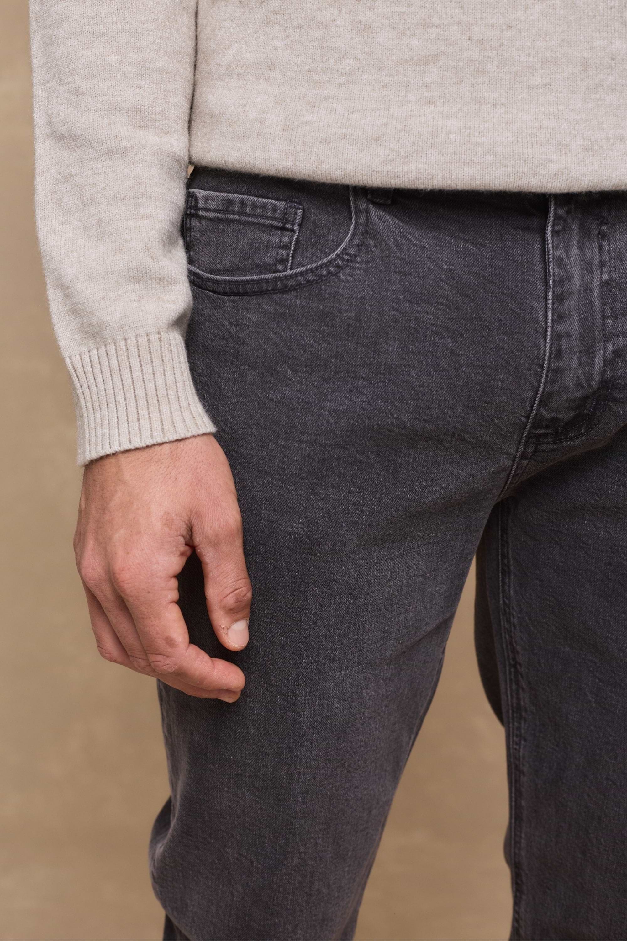 Marco Washed Jean - Washed Grey